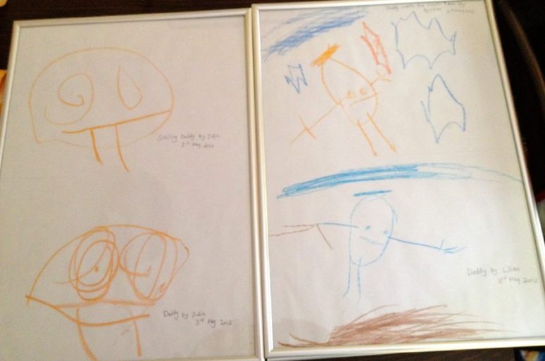 Gift Idea: Frame Your Kids Drawings