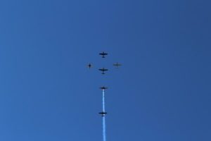 A formation of planes