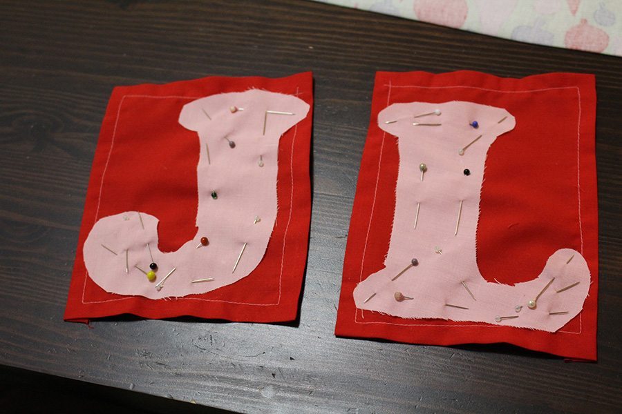 Pockets with Letters on them for each child