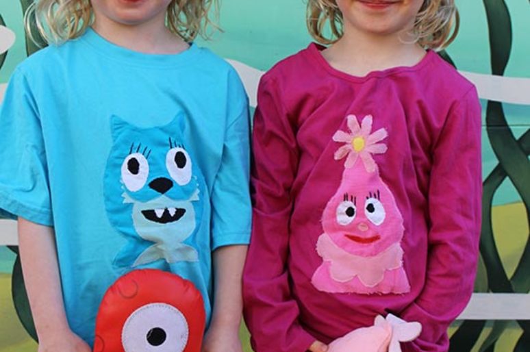 Sew Gabba Gabba Shirts In 5 Steps