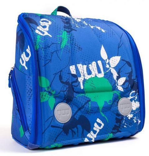 BUUZ – blue exterior with mottled aqua, green and white bugs, and bright aqua on the inside. Perfect for outdoor types and adventurers.