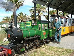 SEMAPHORE AND FORT GLANVILLE TOURIST RAILWAY. Image from their website.