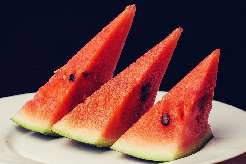 Juicy and tasty watermelon waiting to be eaten. Looks so good!