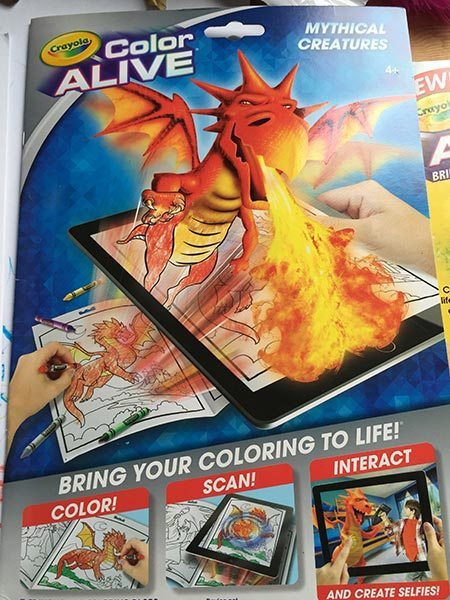Mythical Creatures Crayola 'Color Alive'