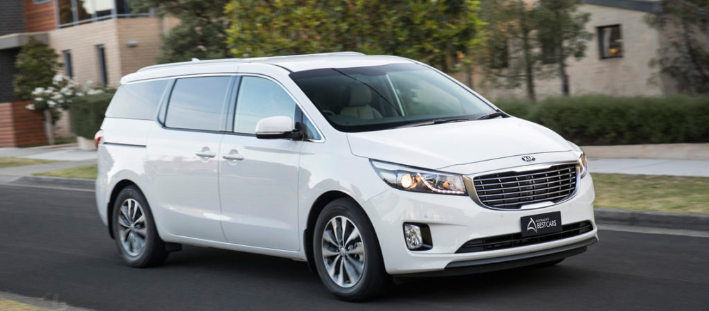Kia Carnival SLi Family Wagon great for families. Image from the NRMA website.