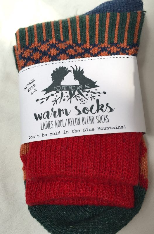 Mount Vic And Me socks to keep your tootsies warm