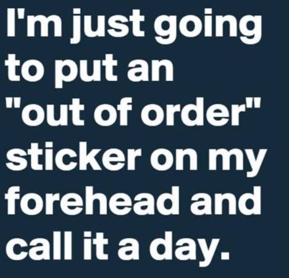 Maybe an out of order sticker could work. What do you think? Picture found on Pinterest.