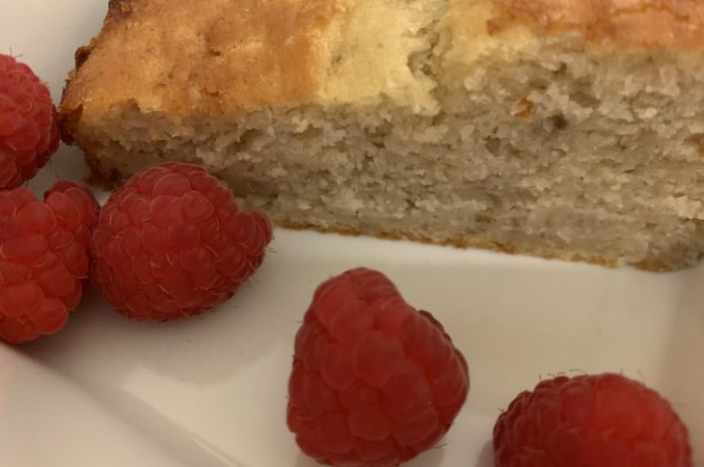 Vanilla, Banana & Chia Seed Cake