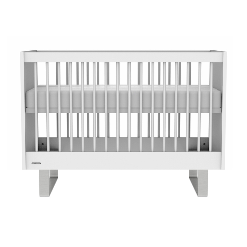 Kidsmill Cot in Intense White. Excludes Mattress. $749 instead of $1299