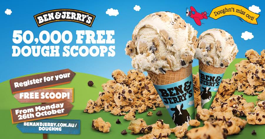 Ben & Jerry’s will be turning November into Dough-vember with a moo-numental give away of its world-famous, award-winning cookie dough ice cream.