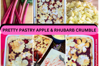 Pretty Pastry Apple & Rhubarb Crumble
