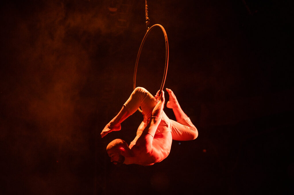 Stunning acrobats and artists at Briefs: Dirty Laundry by Sydney Spiegeltent,